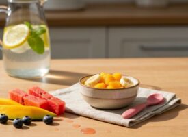 Sommerobst und Babynahrung