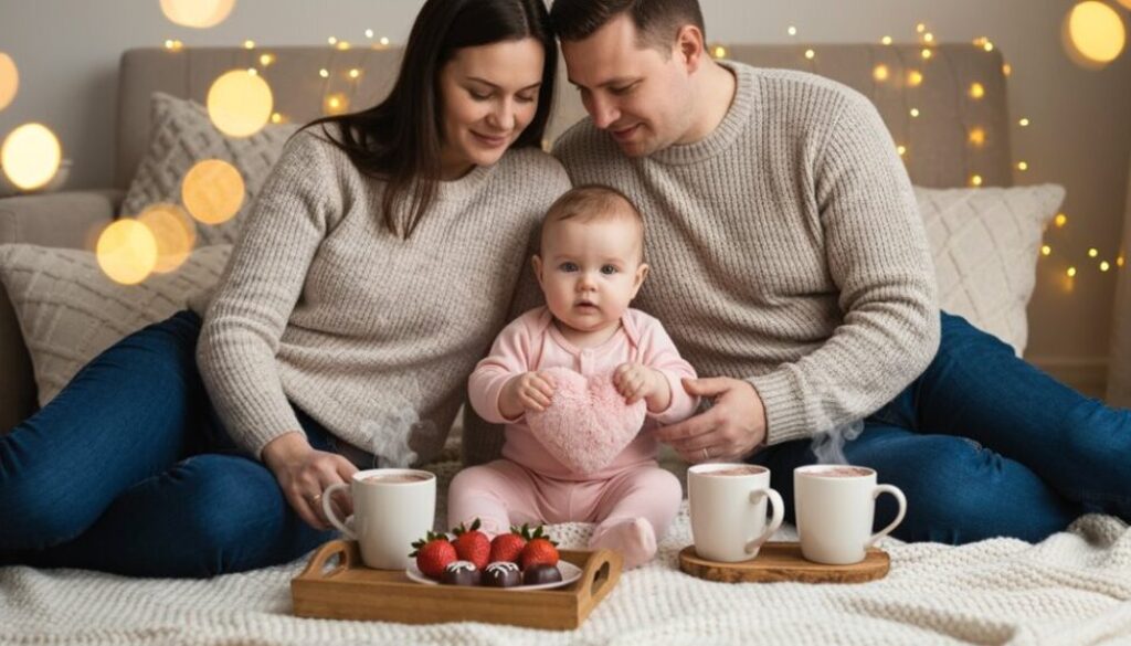 Valentinstag mit Baby-Momenten