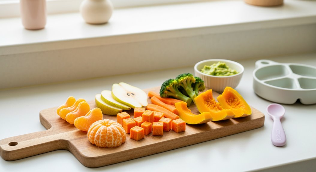 Winterliche Obst- und Gemüseoptionen für Babys