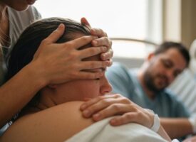 emotionale Unterstützung während der Geburt