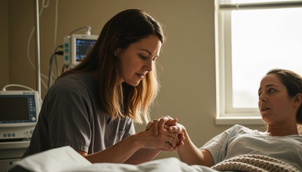 Unterstützung während der Krankenhausgeburt