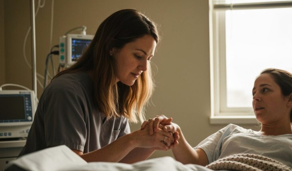 Unterstützung während der Krankenhausgeburt