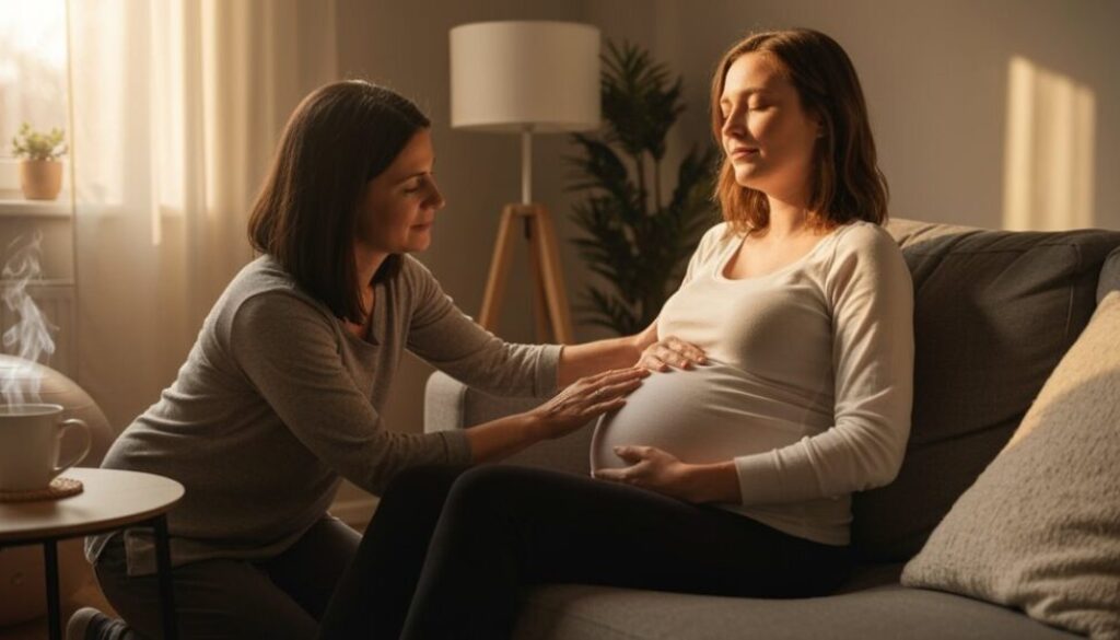 Unterstützung während der Schwangerschaftsreise