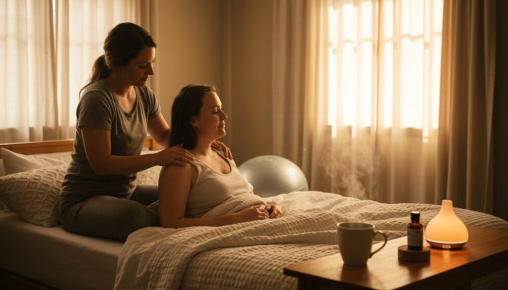 unterstützende Geburtsbegleiterin Rolle