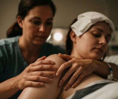 unterstützt Frauen während der Geburt